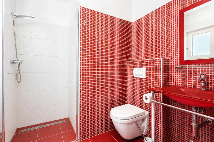 En suite bathroom with shower . - Villa Krnica . (Photo Gallery) }}