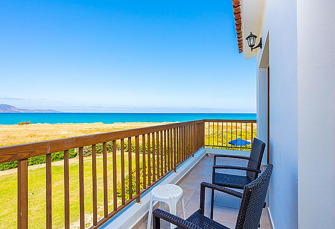 Balcony with sea views . - Blue Bay Villa Nicole . (Галерея фотографий) }}