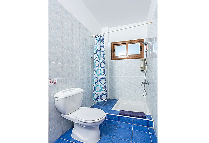 En suite bathroom with shower . - Blue Bay Villa Thea . (Галерея фотографий) }}