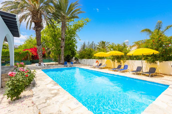Private pool and terrace . - Villa Anemone . (Galería de imágenes) }}