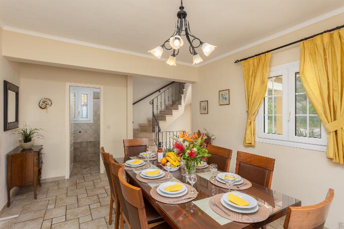 Dining room on first floor with sea views and balcony access . - Ioannas House . (Photo Gallery) }}