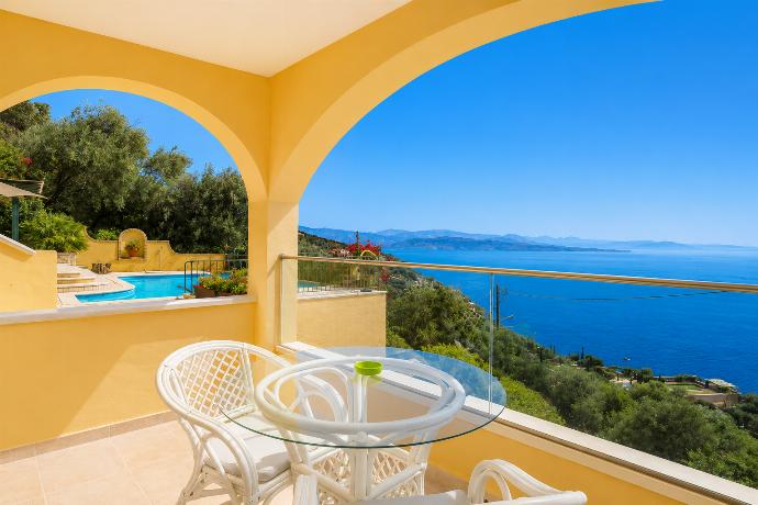 Terrace area with panoramic sea views . - Ioannas House . (Photo Gallery) }}