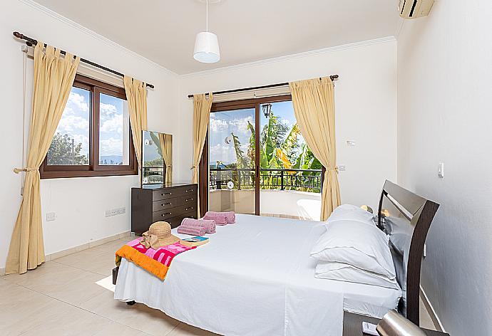 Double bedroom with A/C and balcony access . - Villa Dora . (Photo Gallery) }}