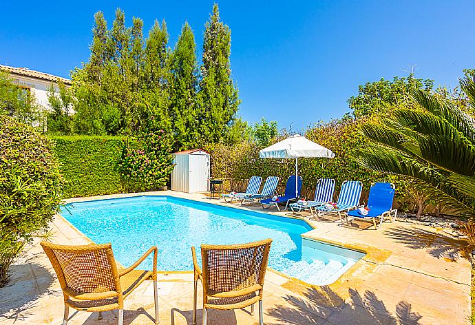 Private pool, terrace, and garden . - Villa Iliana . (Galería de imágenes) }}