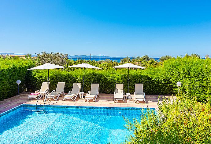 Private pool, terrace, and garden . - Villa Sotiroula . (Photo Gallery) }}