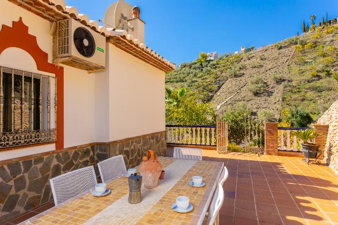 Terrrace area  . - Villa El Pedregal . (Photo Gallery) }}