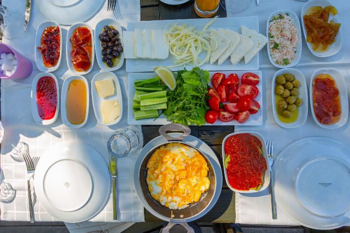 Local breakfast, Dalyan . - Villa Delfin . (Galerie de photos) }}