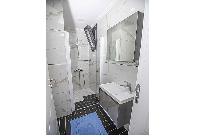 En suite bathroom with shower . - Villa Welt . (Galleria fotografica) }}