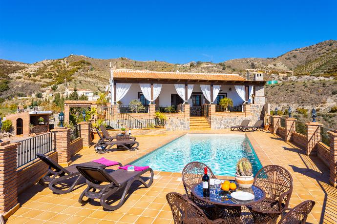Beautiful villa with private pool and terrace with panoramic sea views . - Villa Flores . (Галерея фотографий) }}