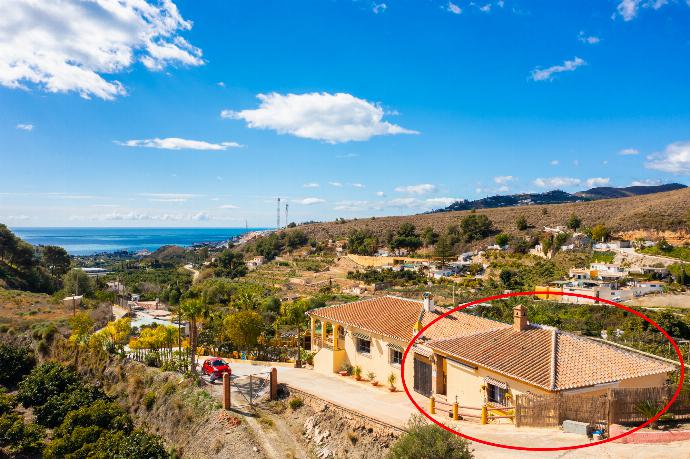 Aerial view showing location of Villa Las Palomas 2 . - Villa Las Palomas 2 . (Galleria fotografica) }}