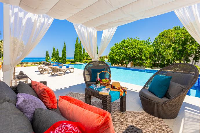 Sheltered terrace area with panoramic sea views . - Annabel Beach Palace . (Galería de imágenes) }}