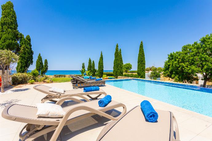 Private pools, terrace, and garden with panoramic sea views . - Annabel Beach Palace . (Fotogalerie) }}