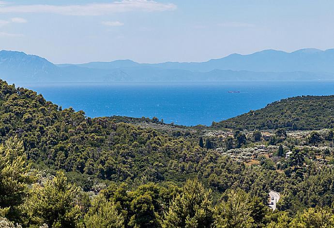 Beautiful panoramic sea view from the villa terrace . - Oak Tree Cottage . (Photo Gallery) }}