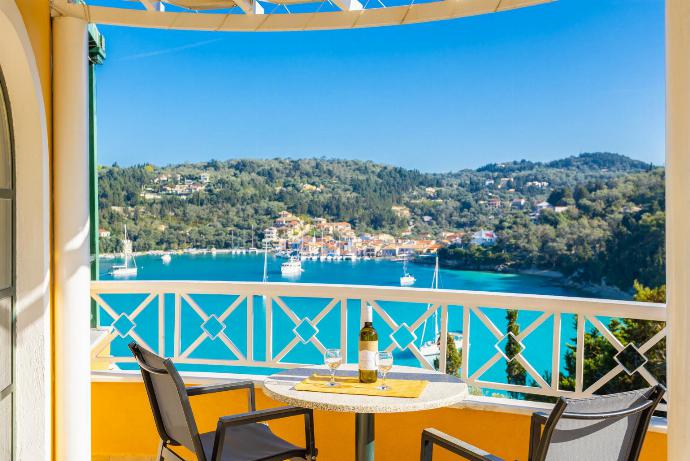 Terrace area with sea views . - Lakka Bay View Collection . (Photo Gallery) }}