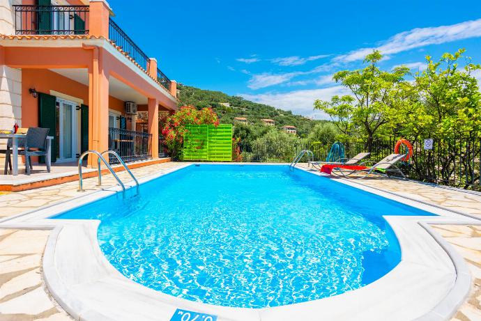Beautiful villa with private pool and terrace with sea views . - Nissaki Villas Collection . (Galería de imágenes) }}