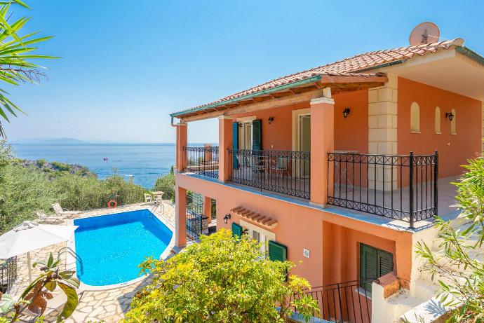 Beautiful villa with private pool and terrace with sea views . - Nissaki Villas Collection . (Photo Gallery) }}