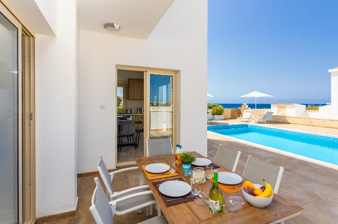 Terrace area with sea views . - Villa Diana Seaside . (Photo Gallery) }}