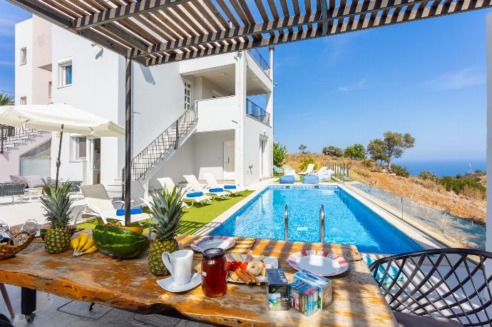 Terrace area with sea views . - Villa Sonata . (Photo Gallery) }}