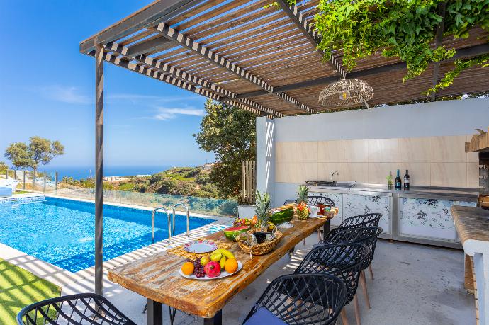 Terrace area with sea views . - Villa Sonata . (Photo Gallery) }}