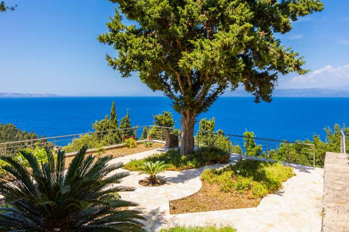 Terrace area with panoramic sea views . - Villa Ariadne . (Photo Gallery) }}