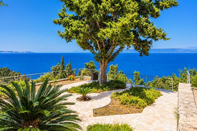 Terrace area with panoramic sea views . - Villa Ariadne . (Photo Gallery) }}