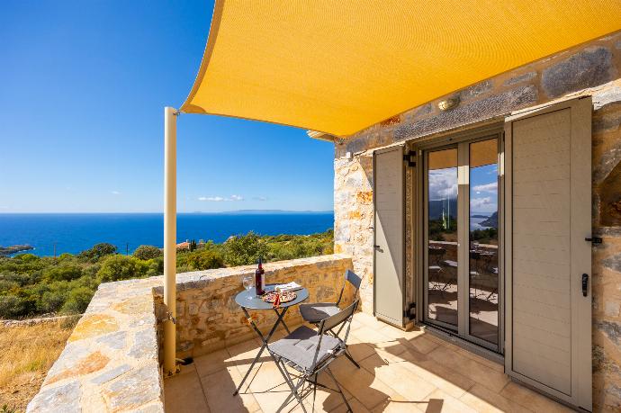 Balcony area with sea views . - Villa Dioni Ena . (Photo Gallery) }}