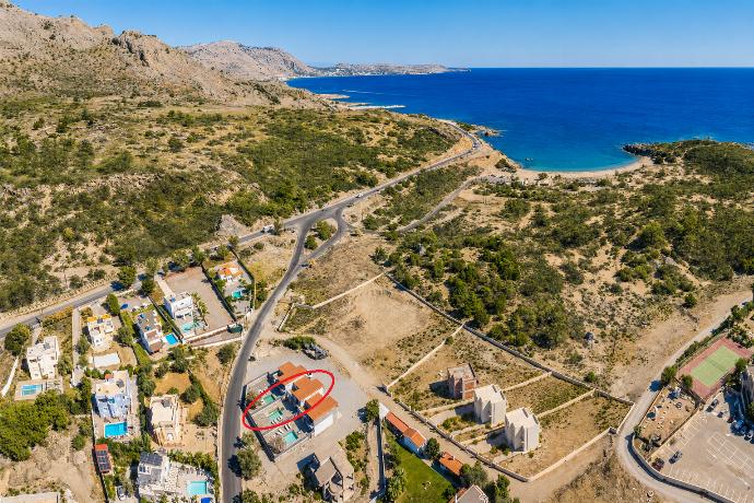 Aerial view showing location of La Casa Di Pietre 2 . - La Casa Di Pietre 2 . (Photo Gallery) }}