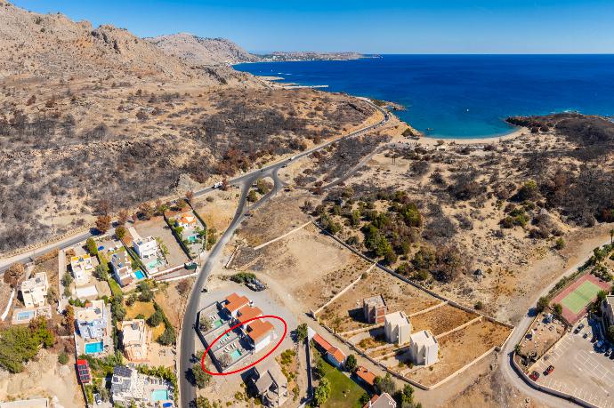 Aerial view showing location of La Casa Di Pietre 3 . - La Casa Di Pietre 3 . (Photo Gallery) }}