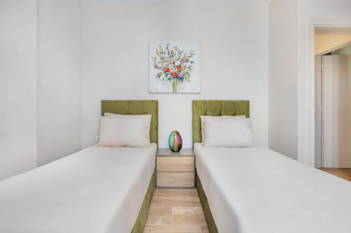 Twin bedroom with A/C . - Epta Villas Thio . (Photo Gallery) }}
