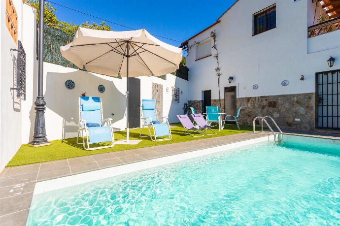 Private pool and terrace with sea views . - Casa Jema . (Galería de imágenes) }}