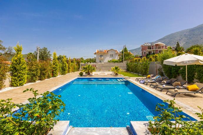 Private pool and terrace . - Villa Moderno B . (Photo Gallery) }}