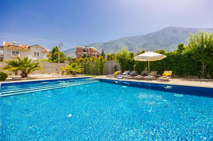 Private pool and terrace . - Villa Moderno B . (Photo Gallery) }}