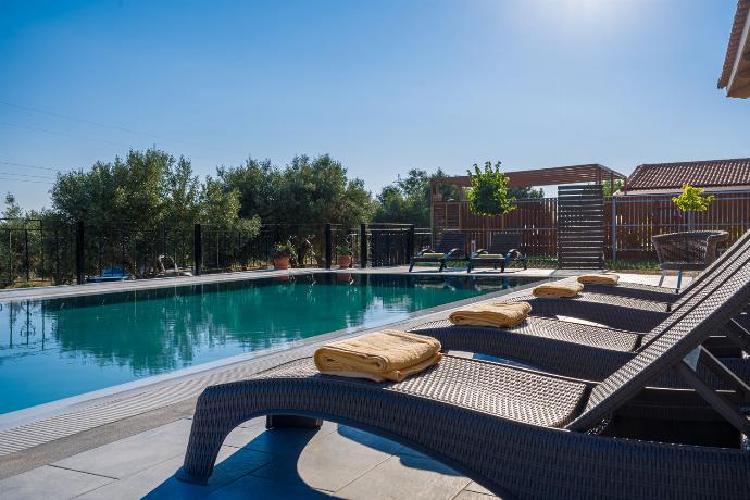 Private pool and terrace . - Villa Rudi . (Photo Gallery) }}