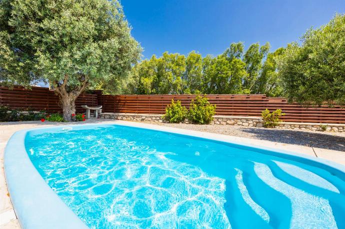 Private pool and terrace . - Villa Ira . (Photo Gallery) }}