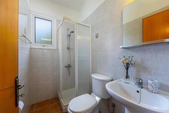 En suite bathroom with shower . - Villa Katerina . (Photo Gallery) }}