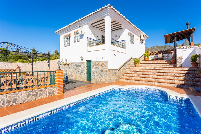 Aerial view showing location of Villa Conchi Frigiliana . - Villa Conchi Frigiliana . (Photo Gallery) }}