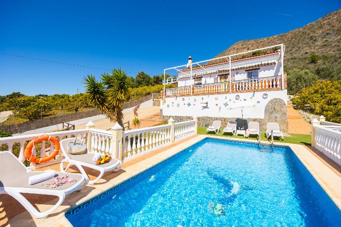 ,Beautiful villa with private pool and terrace with sea views . - Villa Medina Paloma . (Photo Gallery) }}