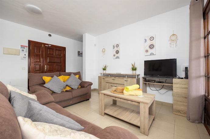 Living room with sofas, dining area, WiFi internet, and satellite TV . - Villa Salar . (Photo Gallery) }}