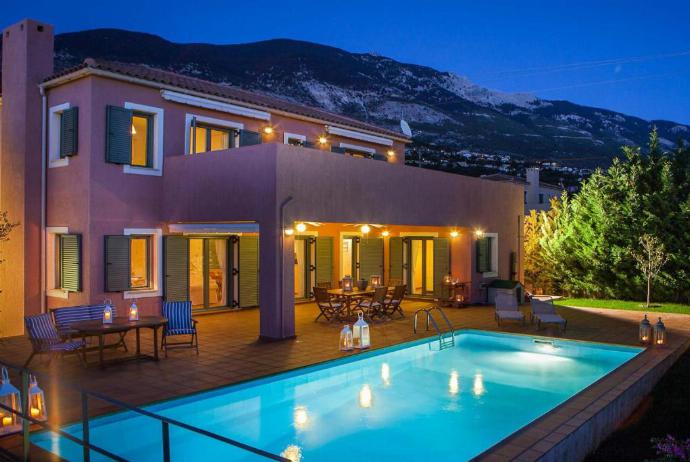 Beautiful villa with private pool . - Villa Ionian Rose . (Photo Gallery) }}