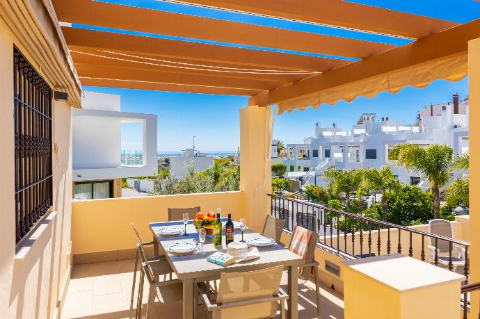 Terrace area with sea views . - Casa Eva . (Photo Gallery) }}