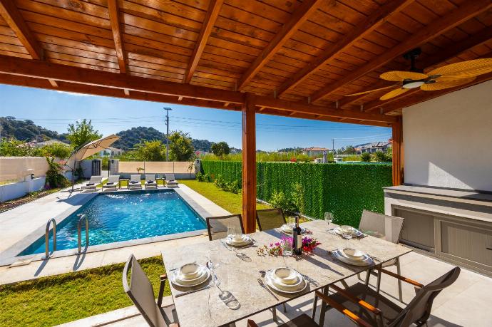 Sheltered terrace area . - Villa Lidya . (Photo Gallery) }}