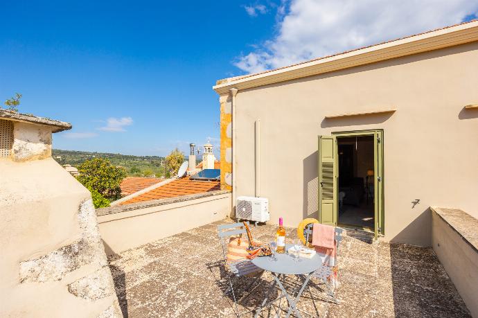 Main building: Upper terrace area . - Villa Nafsika . (Photo Gallery) }}