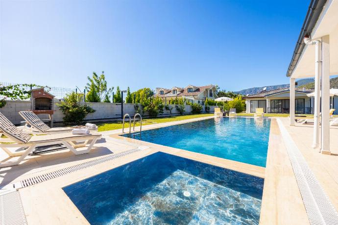 Private pool, terrace, and garden . - Villa Tolga . (Photo Gallery) }}