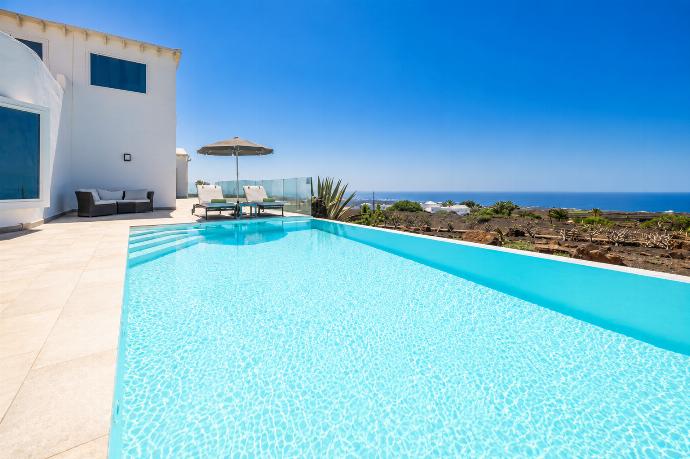 Private pool, terrace, and garden with panoramic sea views . - The View . (Photo Gallery) }}