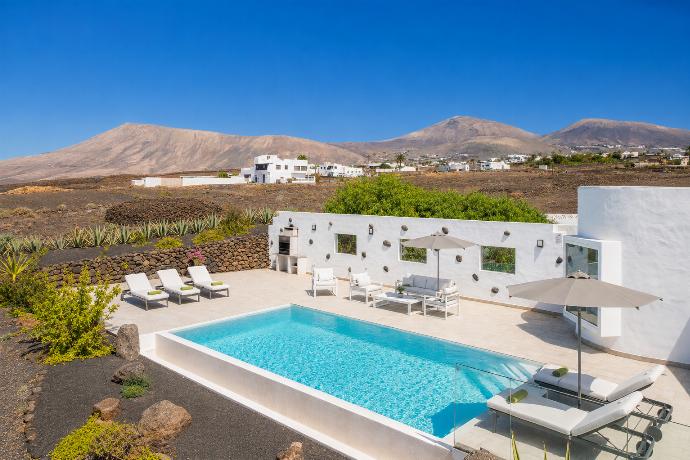 Private pool, terrace, and garden with panoramic sea views . - The View . (Photo Gallery) }}