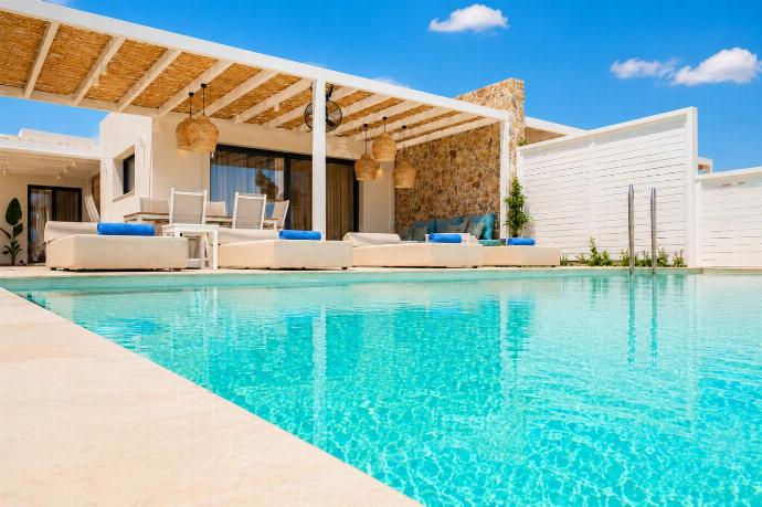 Private pool and terrace . - Villa Castor . (Photo Gallery) }}