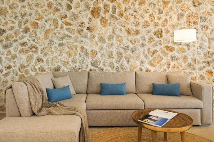 Living room with sofas . - Villa Castor . (Photo Gallery) }}