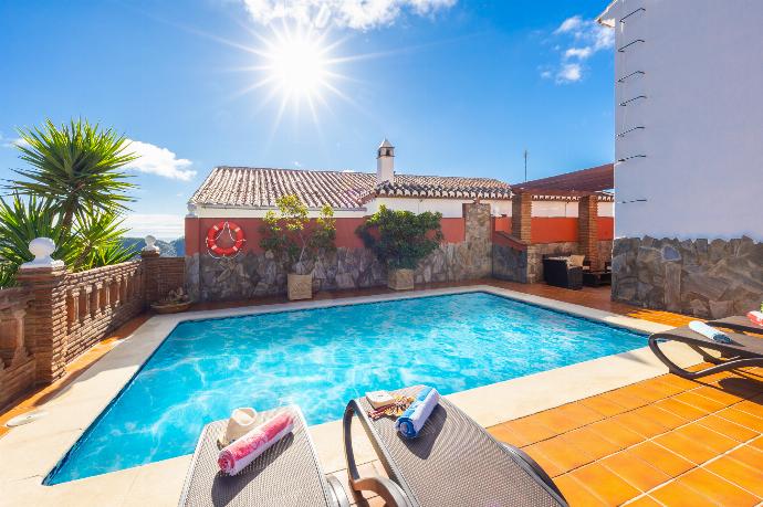 Private pool and terrace . - Villa Alvarez . (Photo Gallery) }}