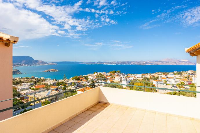 Upper terrace area with sea views . - Ariadne Villa . (Photo Gallery) }}