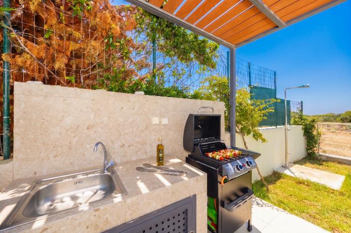 BBQ area . - Villa Pinelopi Tria . (Galleria fotografica) }}